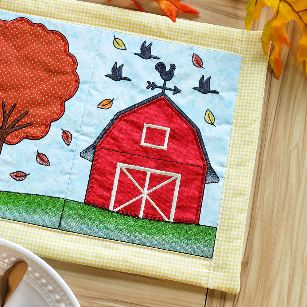Fall Farm Build-a-Scene (Applique) Design Pack