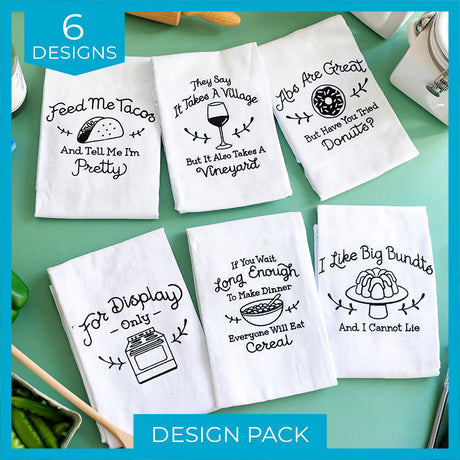 Saucy Kitchen Sayings III Design Pack