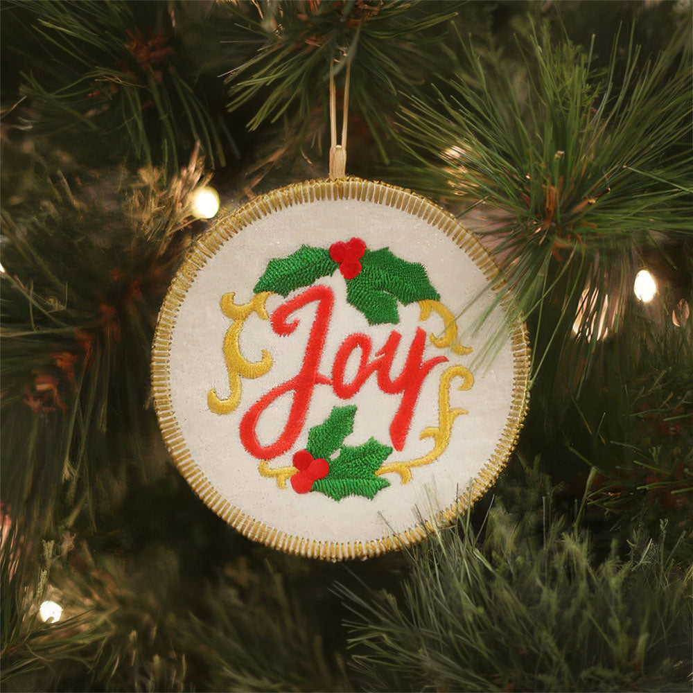 Christmas Joy Ornament (In-the-Hoop)