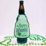 Happy St. Patrick's Day Bottle Apron (In-the-Hoop)