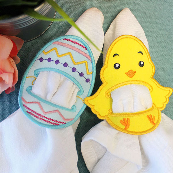 Baby Chick Napkin Holder (In-the-Hoop)