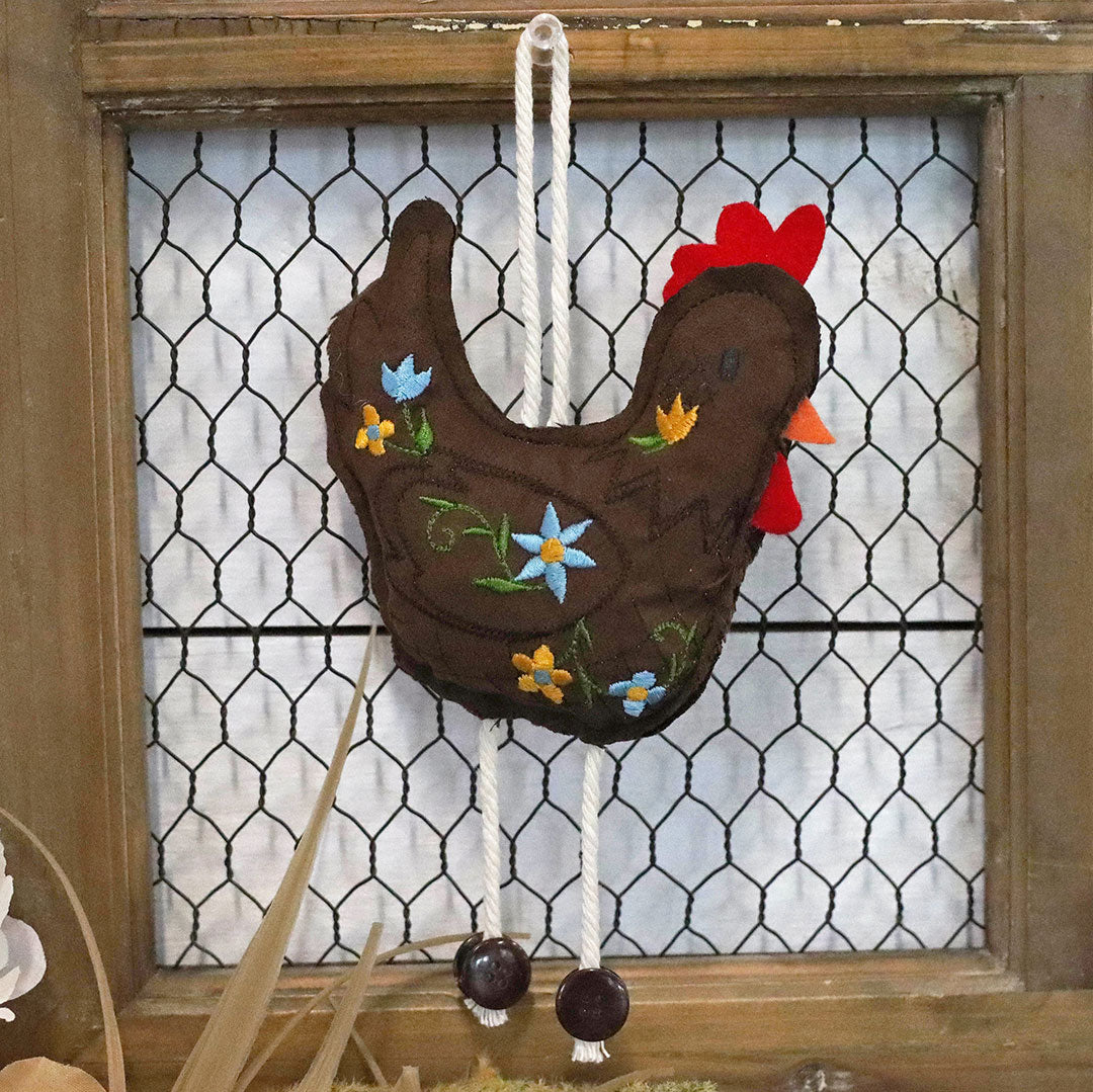 Rooster Stuffie (In-the-Hoop)