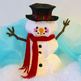 Organza Snowman in 3D (Lace)