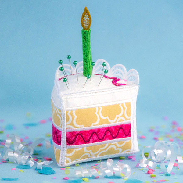 Cake Pincushion (In-the-Hoop)