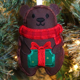 Cozy Winter Bear Ornament (In-the-Hoop)
