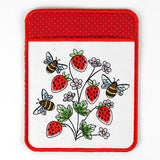 Bees & Berries Pot Holder (In-the-Hoop)