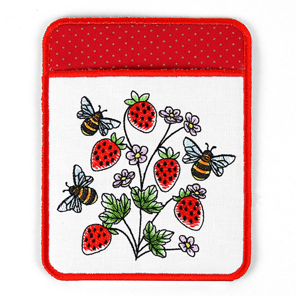 Bees & Berries Pot Holder (In-the-Hoop)