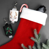 Christmas Reindeer Hand Sanitizer Keychain (In-the-Hoop)