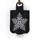 Christmas Snowflake Hand Sanitizer Keychain (In-the-Hoop)