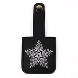 Christmas Snowflake Hand Sanitizer Keychain (In-the-Hoop)