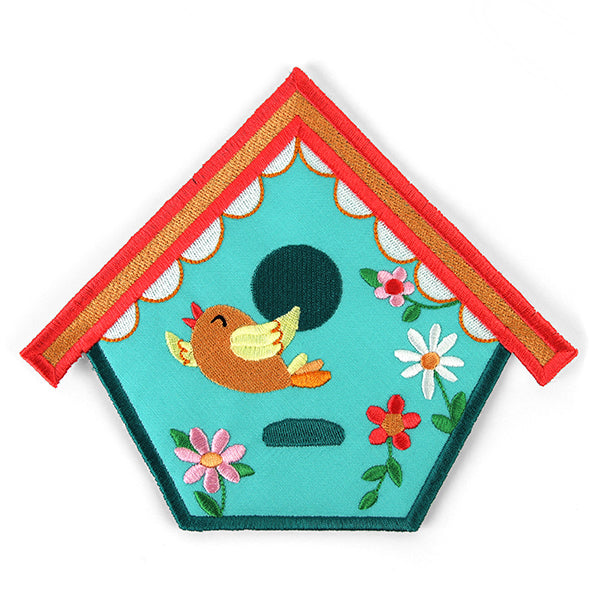 Joyful Birdhouse Trivet (In-the-Hoop)