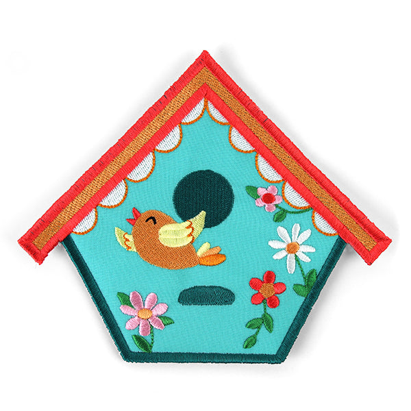 Joyful Birdhouse Trivet (In-the-Hoop)