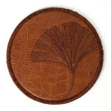 Ginkgo Leaf Coaster (In-the-Hoop)