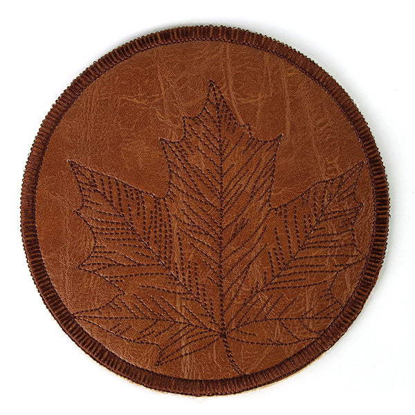 Maple Leaf Coaster (In-the-Hoop)