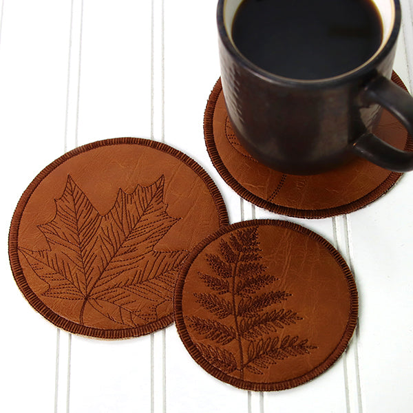 Maple Leaf Coaster (In-the-Hoop)