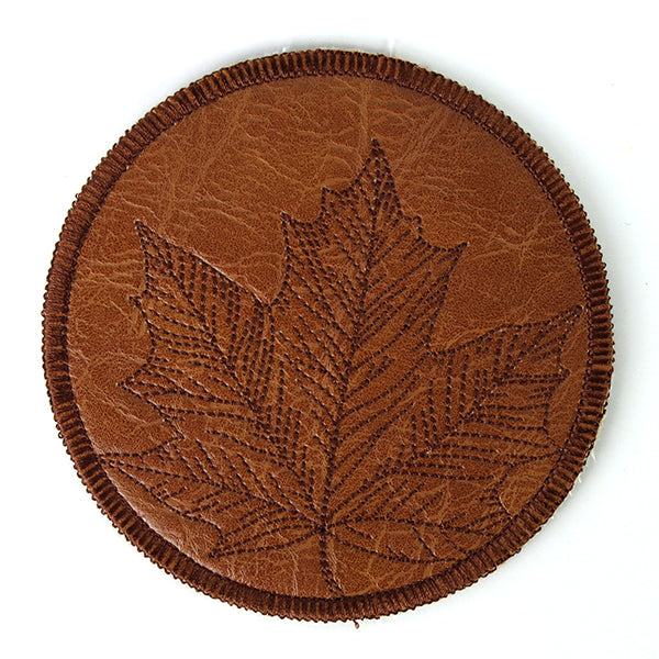 Maple Leaf Coaster (In-the-Hoop)