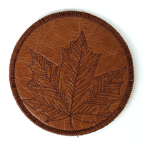Maple Leaf Coaster (In-the-Hoop)