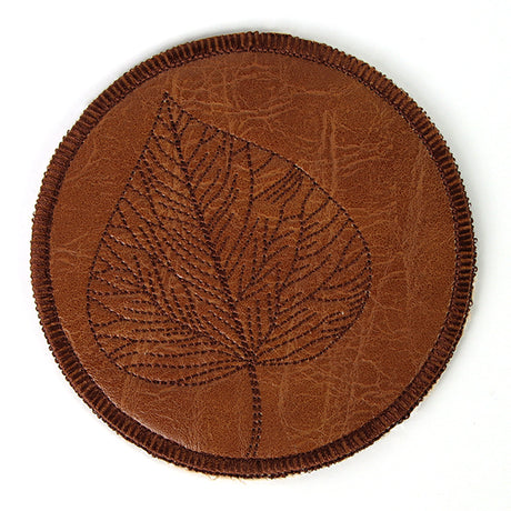 Aspen Leaf Coaster (In-the-Hoop)