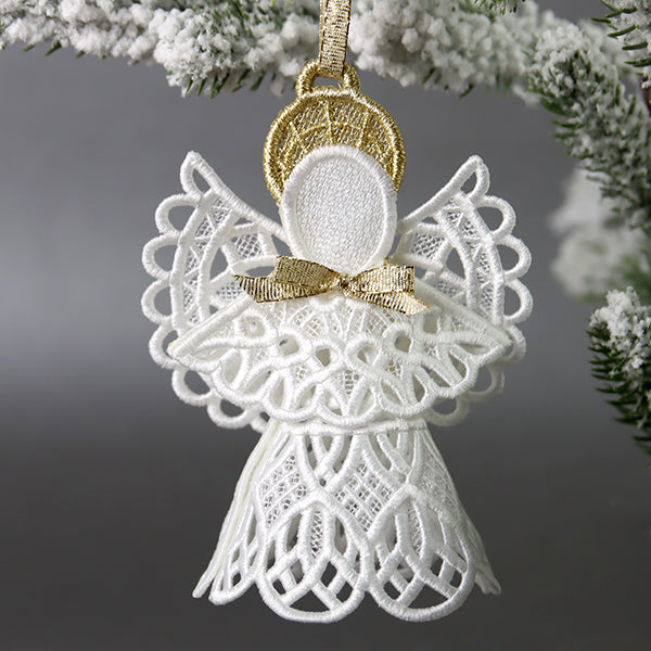 Divine Angel Ornament in 3D (Lace)