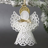 Divine Angel Ornament in 3D (Lace)
