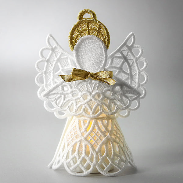Divine Angel Ornament in 3D (Lace)