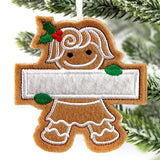 Mother Gingerbread Ornament (In-the-Hoop)