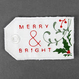 Merry & Bright Tag (In-the-Hoop)