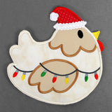 Fa-la-la Festive Chicken Trivet (In-the-Hoop)
