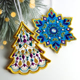 Festive & Fancy Tree Ornament (In-the-Hoop)