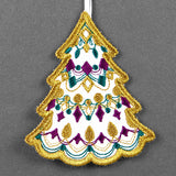 Festive & Fancy Tree Ornament (In-the-Hoop)