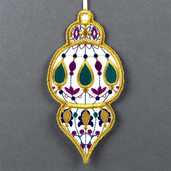 Festive & Fancy Ornament (In-the-Hoop)