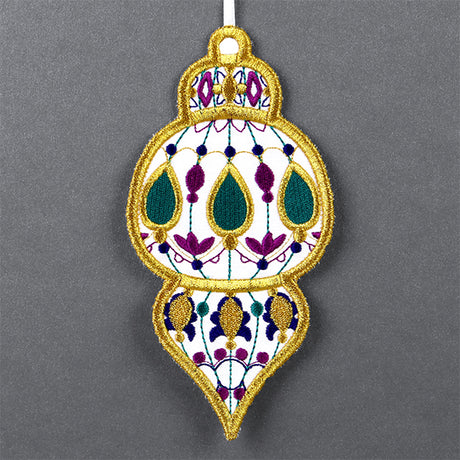 Festive & Fancy Ornament (In-the-Hoop)