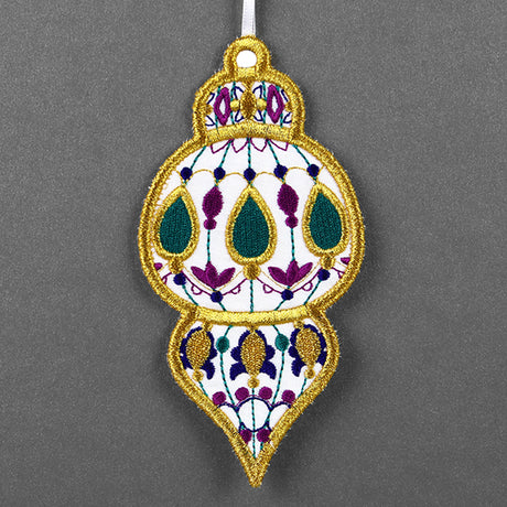 Festive & Fancy Ornament (In-the-Hoop)