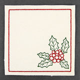 Christmas Coaster - Holly (In-the-Hoop)