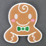 Christmas Gingerbread Towel Topper (In-the-Hoop)