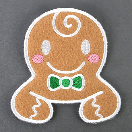 Christmas Gingerbread Towel Topper (In-the-Hoop)