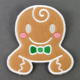Christmas Gingerbread Towel Topper (In-the-Hoop)