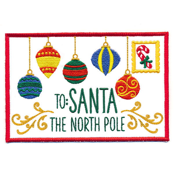 Letters To Santa (Postcard) (In-the-Hoop)