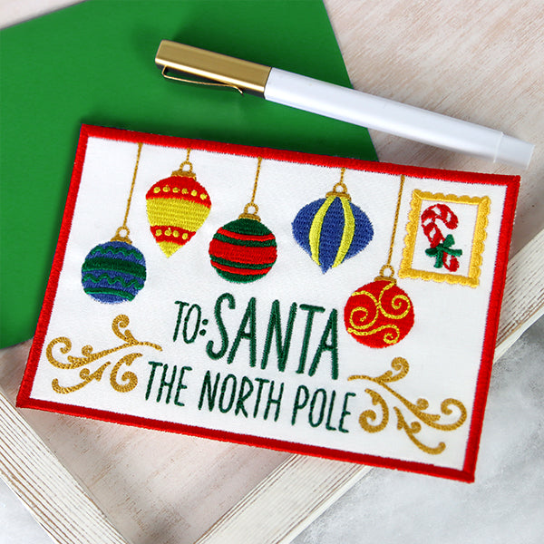 Letters To Santa (Postcard) (In-the-Hoop)
