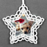 Star Frame Ornament (Lace)