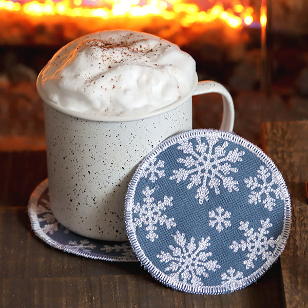 Winter Flurries Coaster (In-the-Hoop)