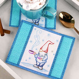Gnome Mug Rug (In-the-Hoop)