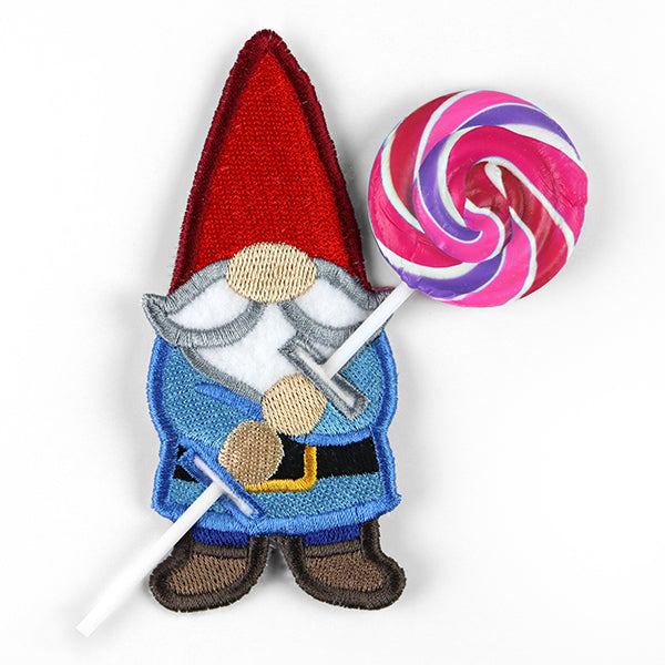 Gnome Lollipop Holder (In-the-Hoop)