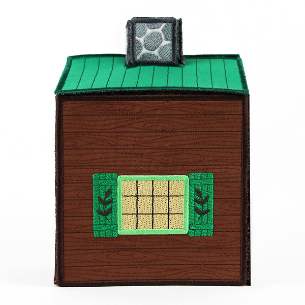 Cozy Cabin Tissue Box (In-the-Hoop)