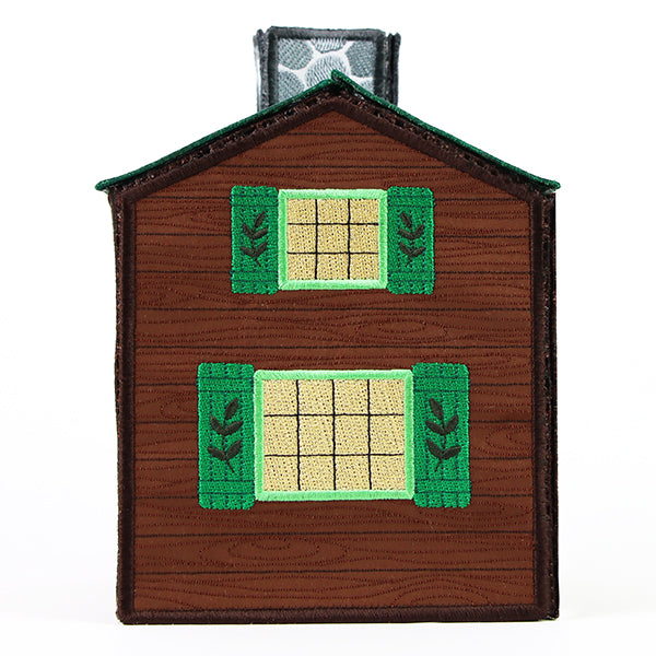 Cozy Cabin Tissue Box (In-the-Hoop)
