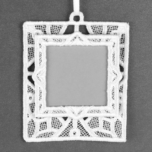 Sweet Moments Vintage Frame Ornament (Lace)