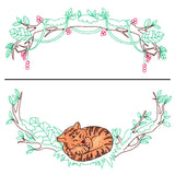 Sleepy Tiger Wreath (Split)