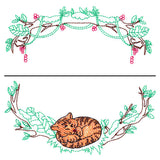 Sleepy Tiger Wreath (Split)