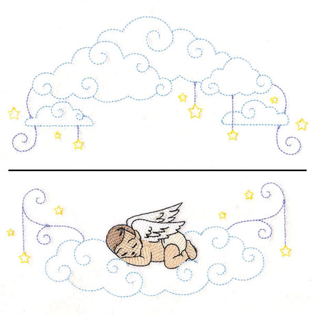 Sleepy Angel Wreath (Split)