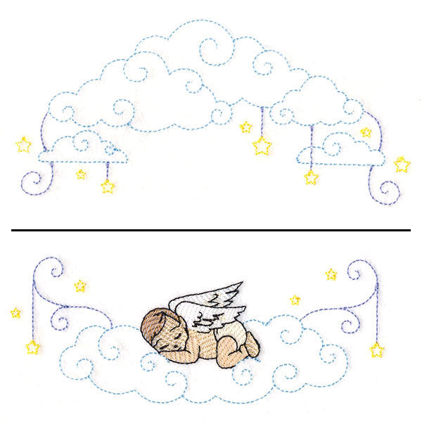 Sleepy Angel Wreath (Split)